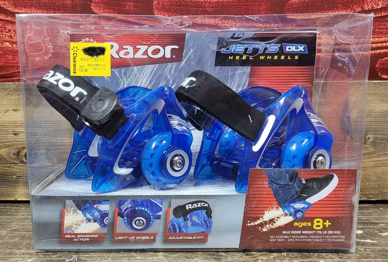 Razor Jetts DLX Heel Wheels (Box Damage)