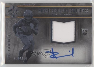2017 Panini Majestic Scripted Swatches /199 Alvin Kamara #111 Rookie Auto RC 3f2