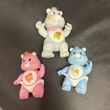 VTG 1985 Kenner Care Bears Poseable Figures Baby Hugs, Baby Tugs, Grams Bear
