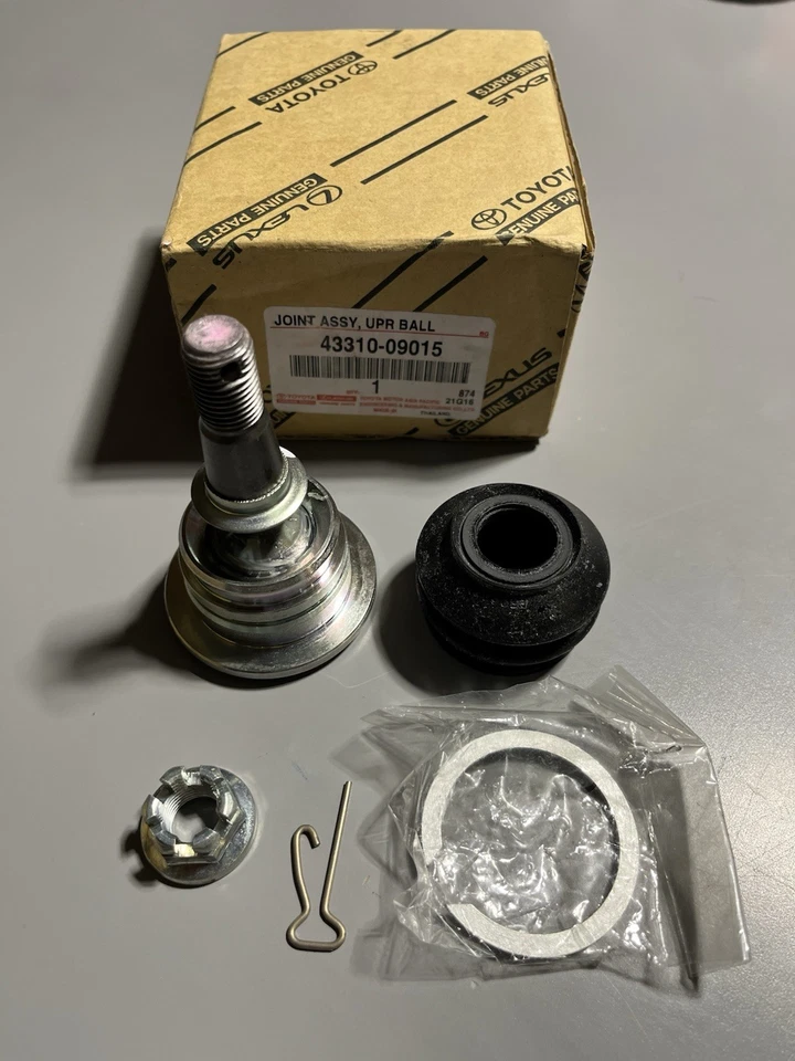 Juego de rótulas de brazo superior genuino Toyota Tacoma Hilux Fortuner 43310-09015 OEM Foto 2 de 4