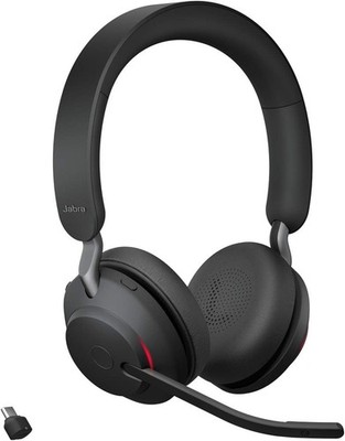 Jabra Evolve2 65 Wireless Headset | Noise Cancelling Stereo Kopfhörer | USB-C