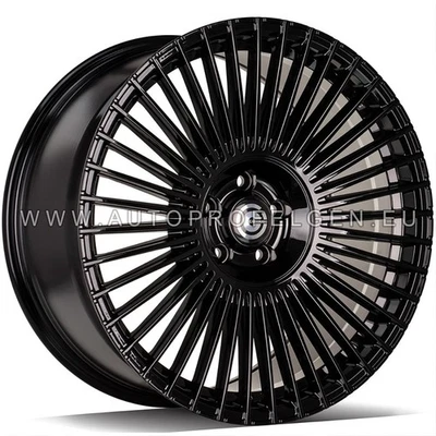 Neu Mercedes Benz V1 Style 20 Zoll Felgen 8,5j + 9,5j 5x112 Alufelgen x4 Schwarz - Bild 1 von 4
