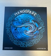 2025 Mangopare / Hammerhead Shark - 1oz Silver Proof Coin - NZ Collectable