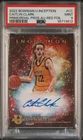 2022 BOWMAN U INCEPTION PRIMORDIAL PROSPECT RED FOIL AUTO CAITLIN CLARK /5 PSA 9