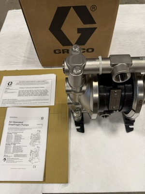 #ad Graco Husky 716 Pneumatic Double Diaphragm Pump 1 2quot; Aluminum 17gpm 125psi $995.95