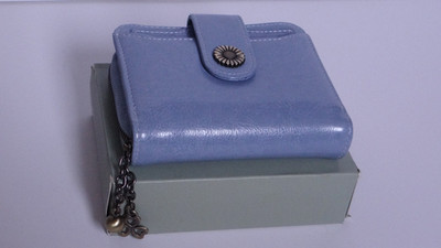 Women Wallet RFID Blocking Genuine Leather Coin Purse ''Saint John Hanney Center''