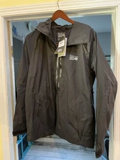 Mountain Hardwear Men’s Stretch Ozonic™ Jacket – Black – Size Large - NWT - NEW