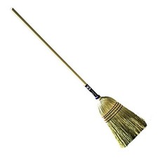 Authentic Hand Made All Broomcorn Broom 54-Inch/Medium 