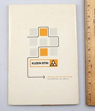 Vintage 1967 Universal Paper Corp  Kleen Stik Pressure Sensitive Sample Catalog