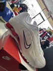 Nike Air Shox R4 White-Phantom-Red  Shoe Sz 7Y/Womens Sz 8.5 New CW2626-102