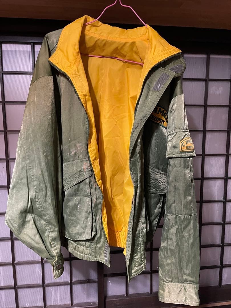 90s CAMEL TROPHY Vintage Nylon Jacket Olive Green M | eBay