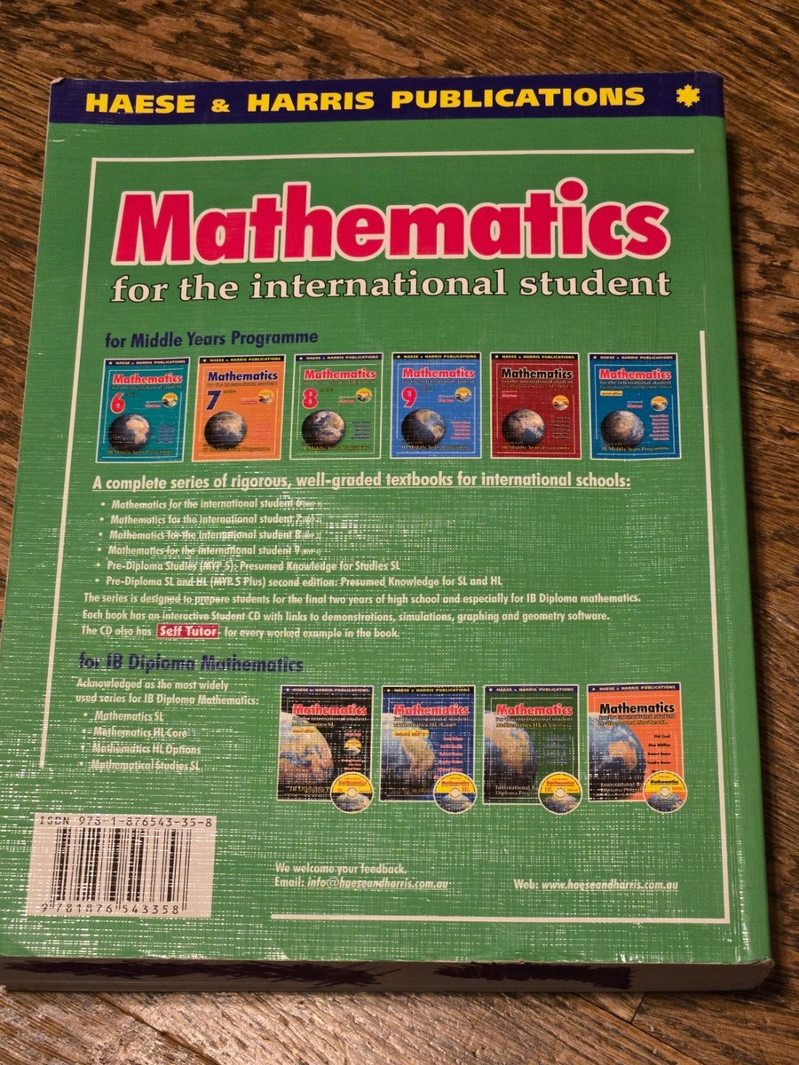 MATHEMATICS FOR THE INTERNATIONAL STUDENT YEAR 8 IB MYP 3 By