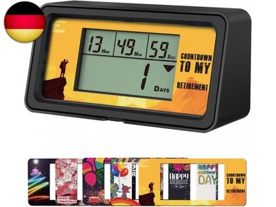 YOOREAL 9999 Tage Digitaler Countdown Timer Count Down Tage Timer mit fünf | 5