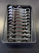 New Snap-on™ 10 thru 19 mm 12-point box MIDGET COmbination Wrench SET OXIM710B