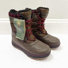 Kamik Kids' Sesame 200g Waterproof Winter Boots Brown Black Size 3
