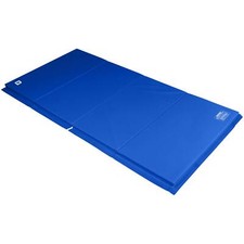 4 ft x 8 ft Folding Gymnastics Mat Portable with Hook  Loop Fasteners