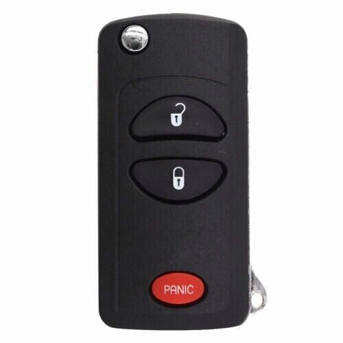 for 2001-2009 Chrysler Dodge Dakota Modified Flip Key Remote Key Fob GQ43VT17T - Imagen 3 de 5