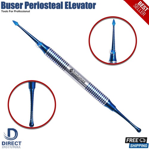 10Pcs Dental Tooth Extraction Instruments Kit Oral Surgery Elevators, Retractors - Picture 7 of 8