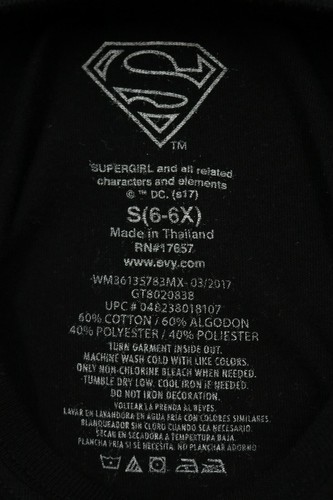 Limited Too Girls Multi Color Shorts Set Supergirl Graphic T-Shirt Set Size 6X - Picture 12 of 12