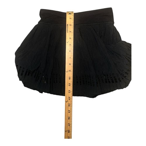 Ivivva Girls Black Wide Stride Pleated Skort, Size 8 - Picture 8 of 8