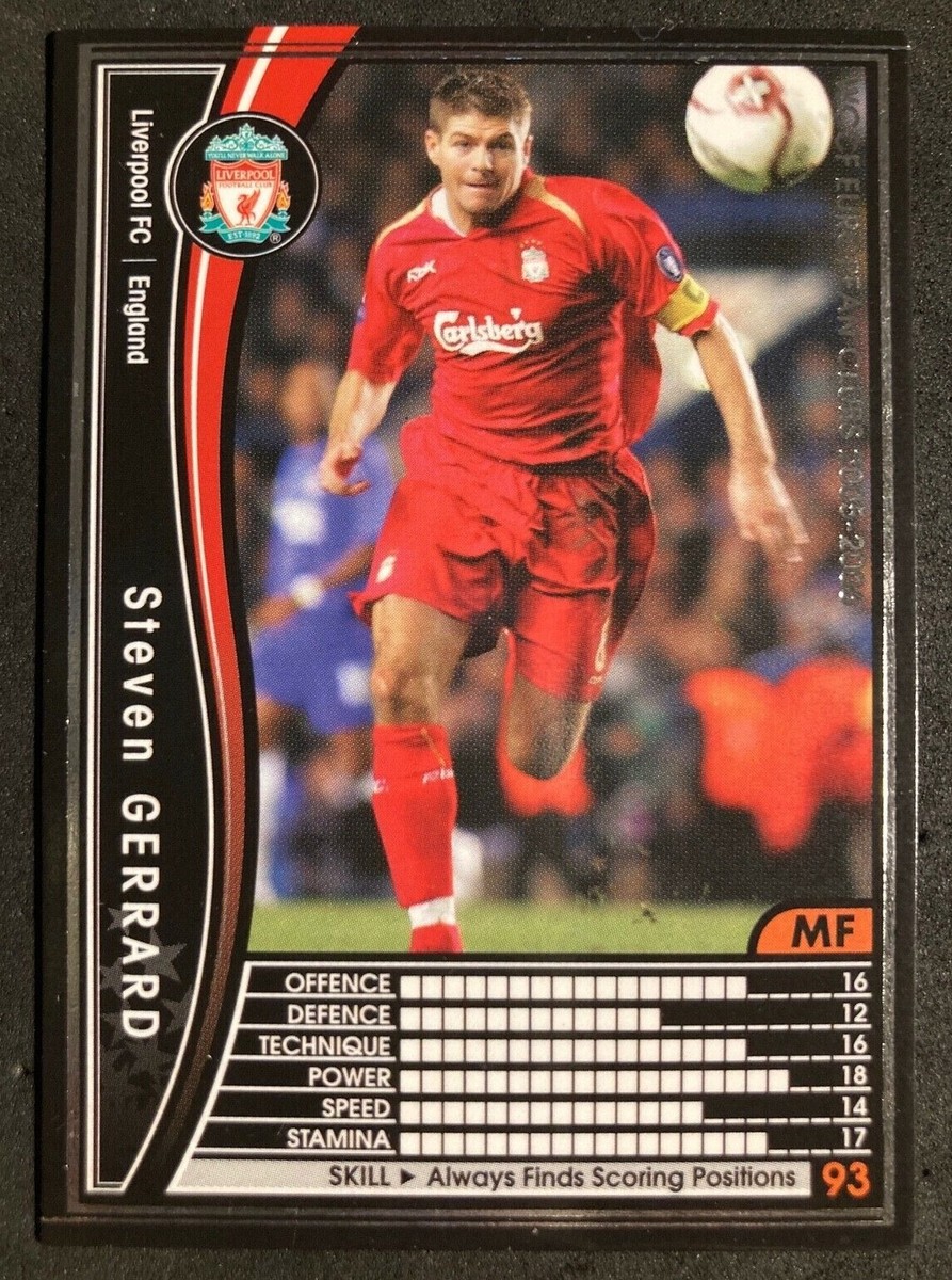 【超歓迎】 2005-06 Panini black Liverpool Gerrard Steven 40 # WCCF SEGA その他