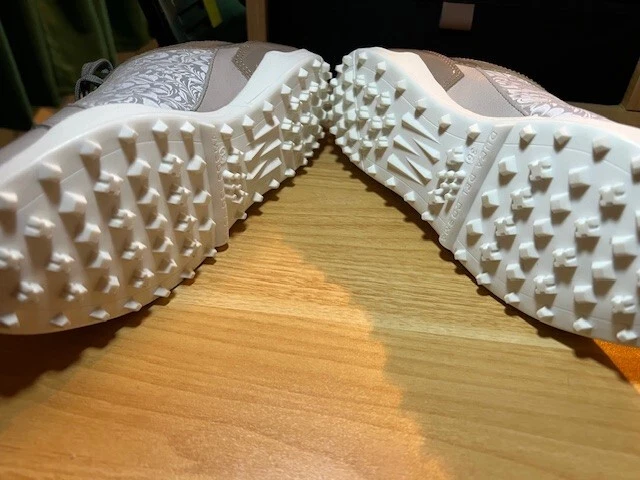 Zapatos de golf para mujer Duca Del Cosma talla 6 NUEVOS grises/beige/florales Foto 2 de 3