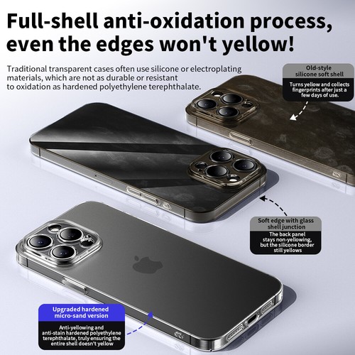 Dünn Transparent Klar Stoßfeste Handy Schutzhülle Für iPhone 15 Pro Max 14Pro 13 - Bild 4 von 8