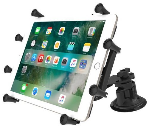 SUPPORTO DOPPIA VENTOSA RAM MOUNTS RAM-B-189-PIV1-UN9U su TABLET da 9.7" a 10.9" - Foto 2 di 3