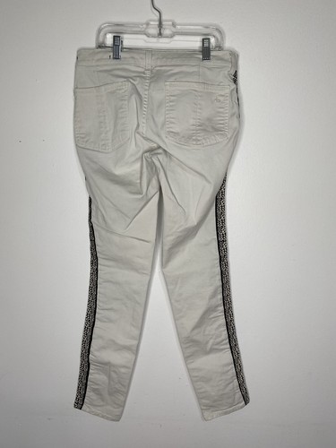 Rag & Bone Pants Tan Black Embroidered Lace Skinny sz 28 Style W15340026 - Picture 3 of 5