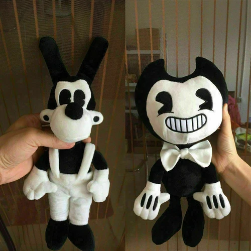 Bendy and The Ink Machine Series Figure Bendy Boris Plush Toy Doll Kid Gift - Picture 2 of 9