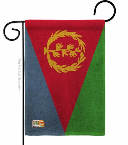 Eritrea Burlap Garden Flag Nationality Decorative Small Gift Yard House Banner - Picture 2 of 19