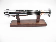 LightSaber Stand Hilt Holder Display Mount Desktop Wood #949