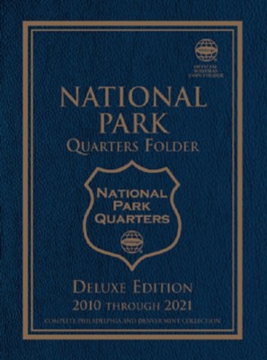 2 Whitman Deluxe Ed. National Park Quarters 2875 Coin Folders P&D