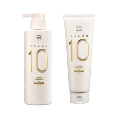 Mise En Scene Salon 10 Protein Shampoo and Treatment Set for Damaged Hair