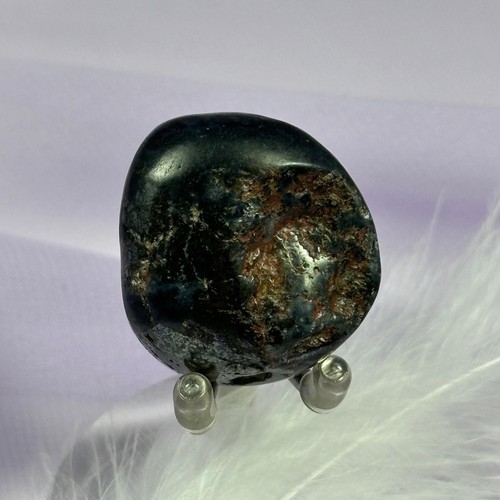 Hermosa piedra de tambor zafiro azul oscuro 23g SN55923 - Imagen 2 de 4