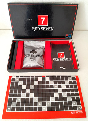 7 Red Seven EG Spieleverlag 1981 Skarabäus Vintage Brettspiel in Box