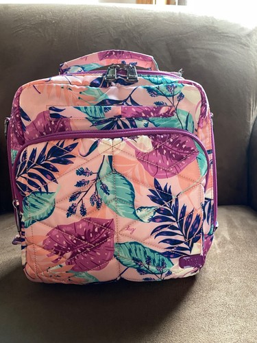 Lug Ranger 2 Crossbody Bag Purse in Azalea Pink -- Tropical Pink Floral - Picture 15 of 24