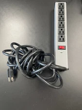 Legrand Wiremold UL207BD Gray Plug-In Outlet Compact Power Strip 15 ft