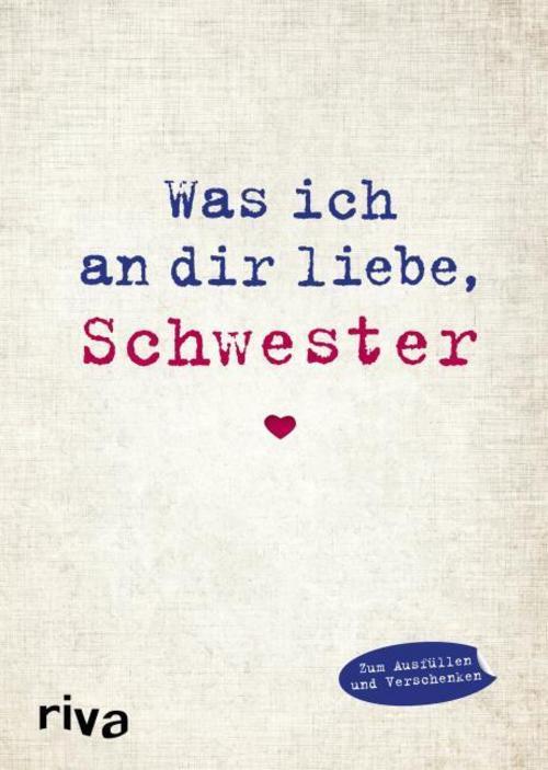 Thumbnail - Was Ich An Dir Liebe, Schwester - Alexandra Reinwarth - 9783868839616