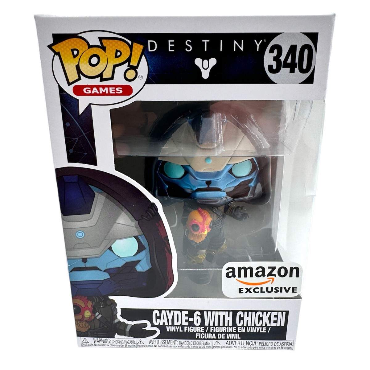 Funko Pop Cayde With Chicken Figure #340 Exclusive With