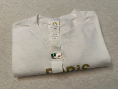 Y2K 2024 Paris Olympics Decathlon Olympic Event Graphic T-Shirt, S M NEW w/ Tags
