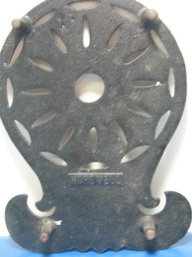 Vintage 1960/70's Hopewell Cast Iron Stand Trivet/Warmer with info card Used - Picture 6 of 6