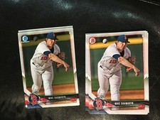 2018 Bowman Draft BD-101 Mike Shawaryn 14 count 3 chrome 11 base lot Boston