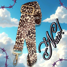 NEW Leopard Print Crossbody Strap Shoulder Camera Or Handbag Replacement  