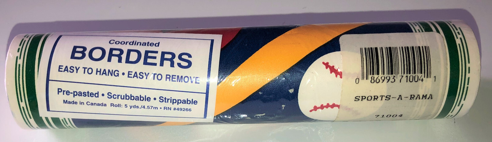 SPORTS-A-RAMA One Roll of Wallpaper Border 15