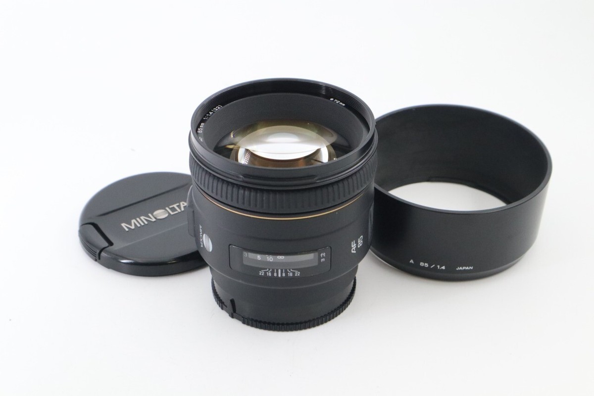 MINOLTA AF 85mm F/1.4 (22) Portrait AF Lens from Japan (f02657) | eBay