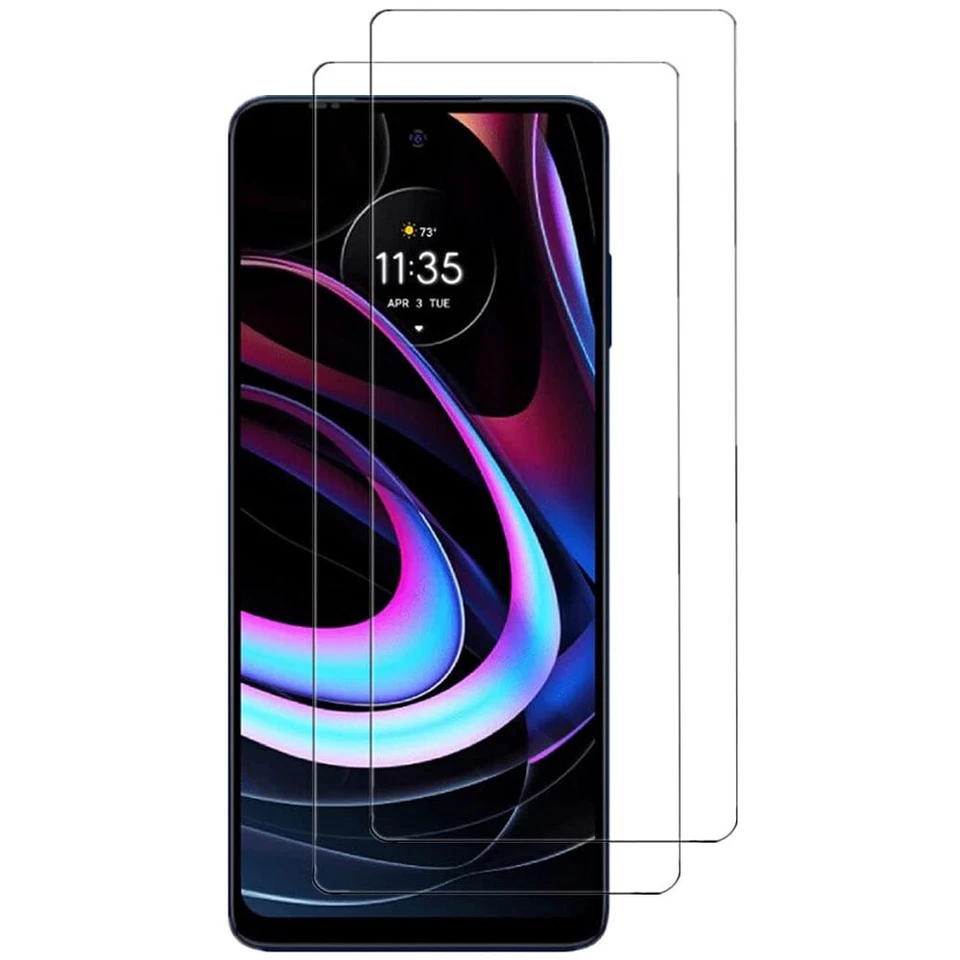 For Motorola Edge 5G UW Leather Card Holder Wallet Flip Case + Screen Protector - Image 2 of 4