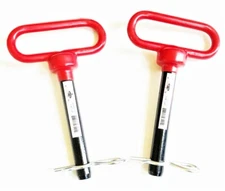 2 GOLIATH INDUSTRIAL RED HANDLE 5/8 X 4" TRACTOR HITCH PINS WAGON TRAILER RHP58S