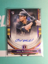 2023 Topps Tribute Autographs Cal Mitchell #TACM /50 Auto RC PIRATES 🔥 