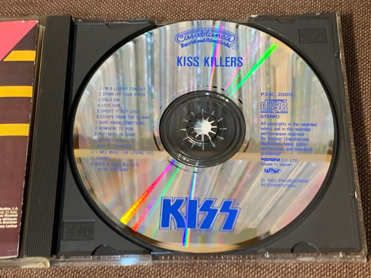 KISS Kiss Killers JAPAN CD P33C-20012 'BURRNIN' COLLECTION KISS Kiss Killers JAPAN CD P33C-20012 'BURRNIN' COLLECTION